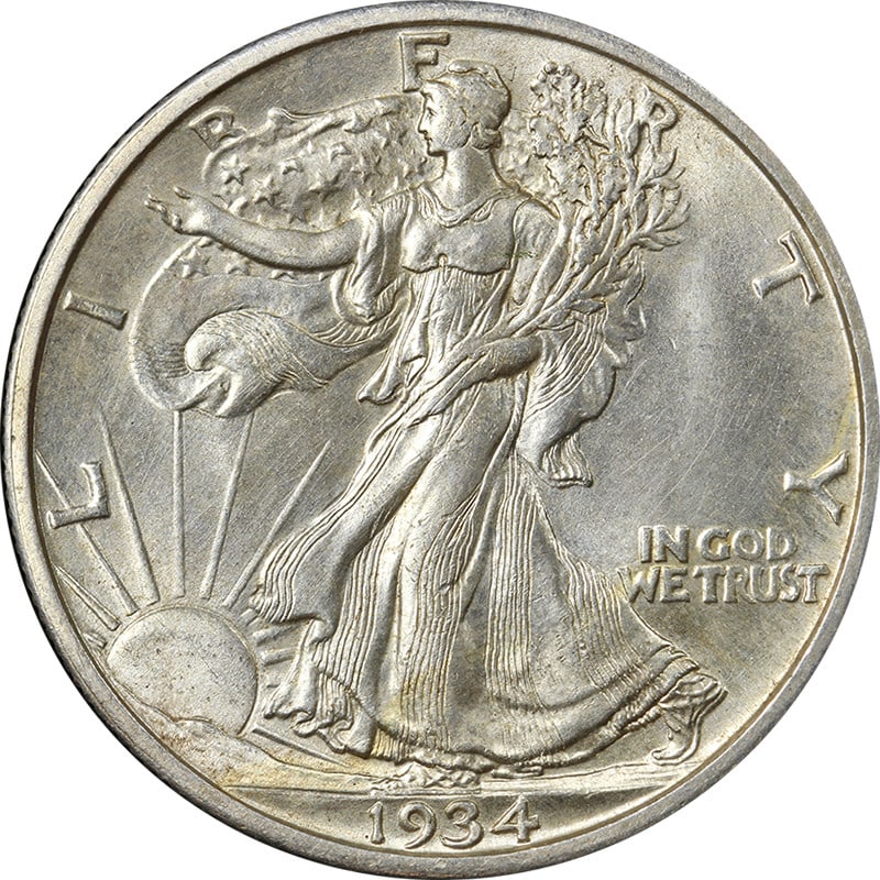 Uncertified 1934-S Walking Liberty Half Dollar Silver Choice BU+ Details: Uncertified 1934-S Walking Liberty Half Dollar Silver Choice BU+ Details This 1934-S Walking Liberty Half is an uncirculated silver coin from the United States. It is described as Choice BU+ Details w