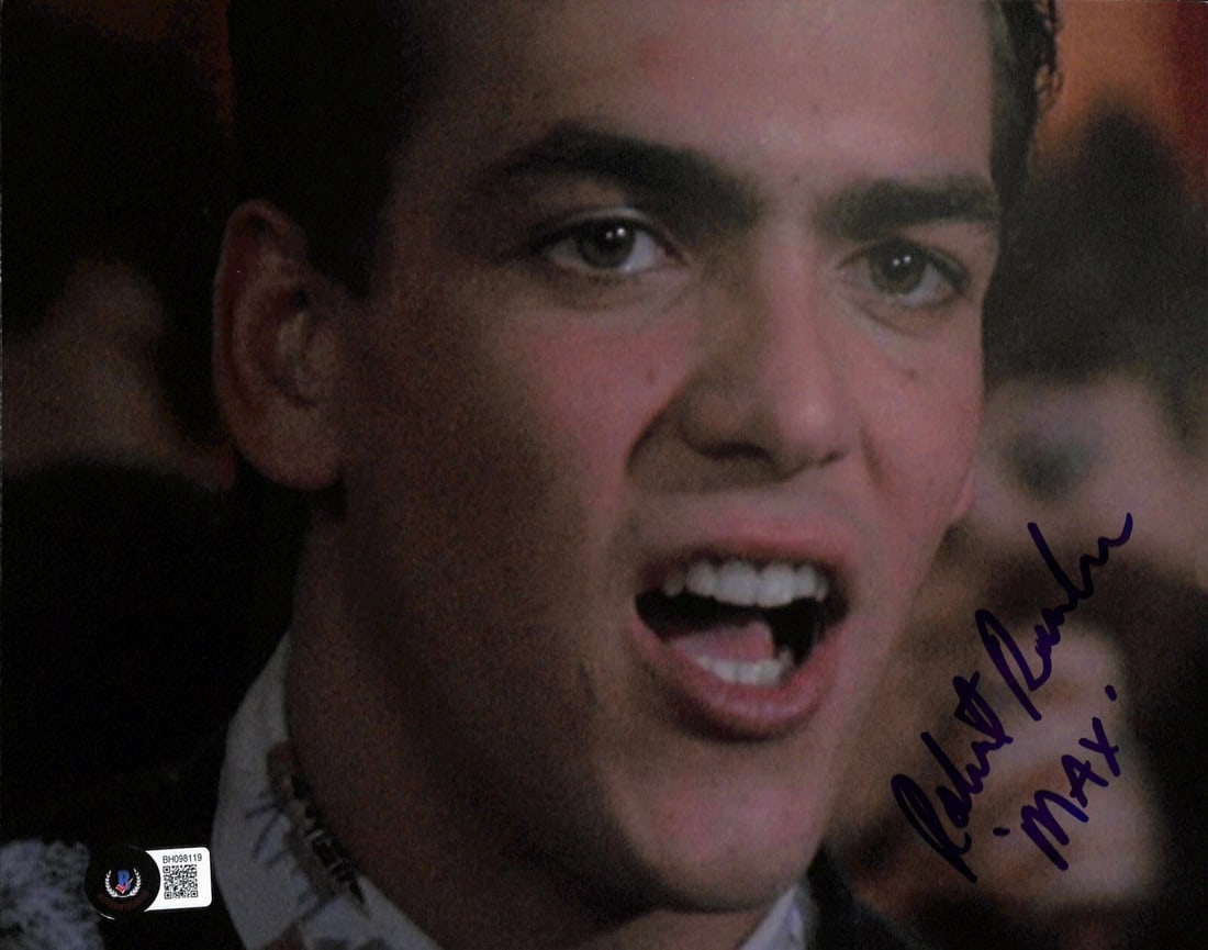 Robert Rusler Autographed Weird Science 8x10 Photo Beckett Authenticated: Robert Rusler Autographed Weird Science 8x10 Photo Beckett Authenticated This is an original 8x10 photograph signed by actor Robert Rusler, who portrayed "Max" in the movie Weird Science. The photo is