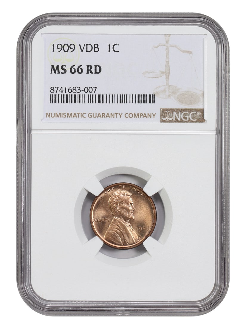NGC MS66RD 1909 VDB Lincoln Wheat Cent 1C Philadelphia (1 of 4)