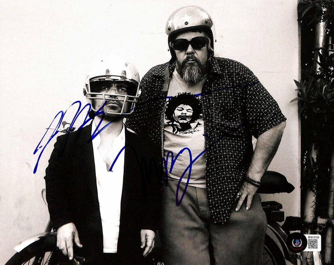 8x10 Beckett authenticated photo signed by Peter Dinklage and Mark Boone Jr.: 8x10 Beckett authenticated photo signed by Peter Dinklage and Mark Boone Jr. This is a black-and-white 8x10 photograph from the film "Pete Smalls is Dead," hand-signed by Peter Dinklage and Mark Boone