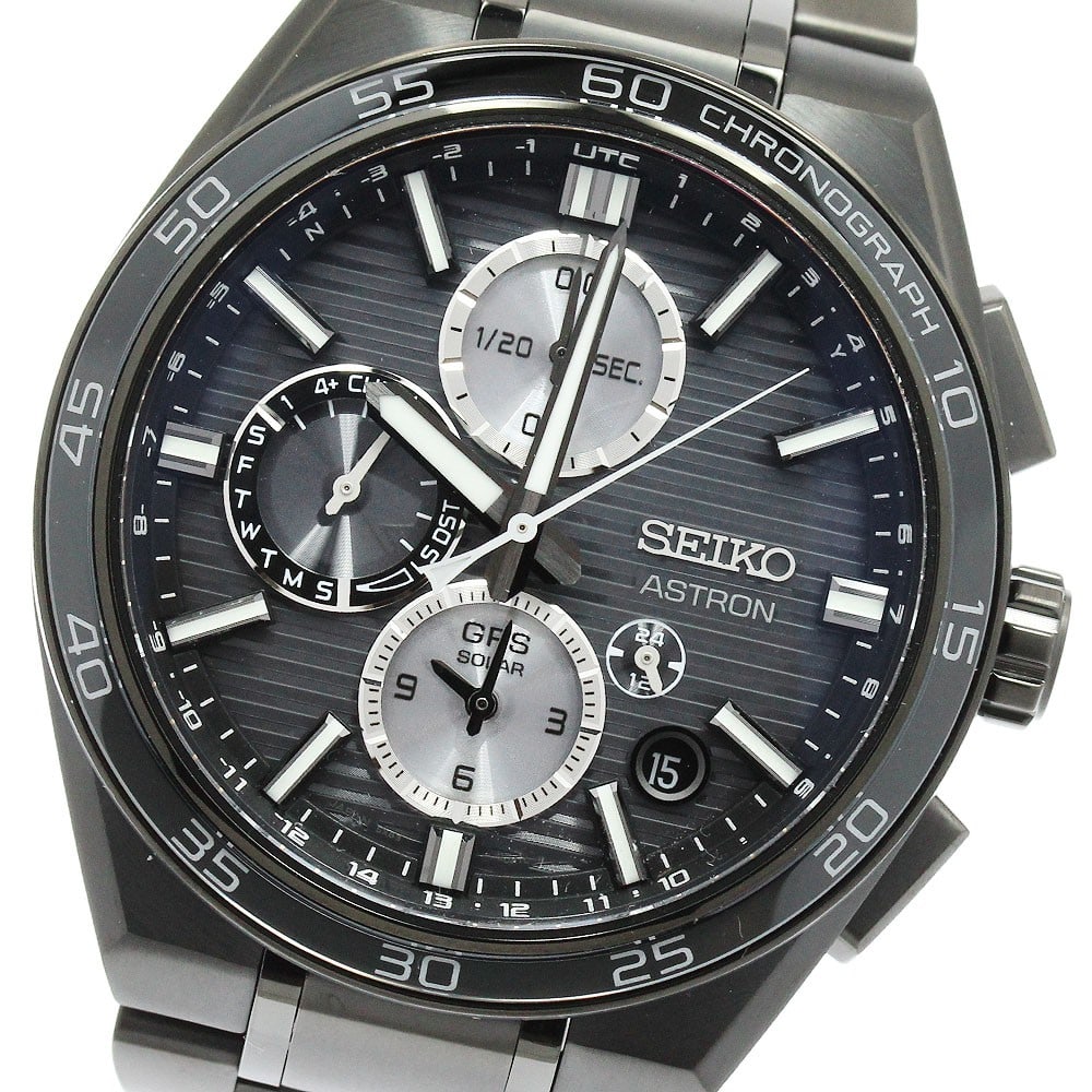 Seiko Astron Nextar SBXC179 5X83-0AP0-1 GPS Solar Men's Titanium Watch (1 of 6)