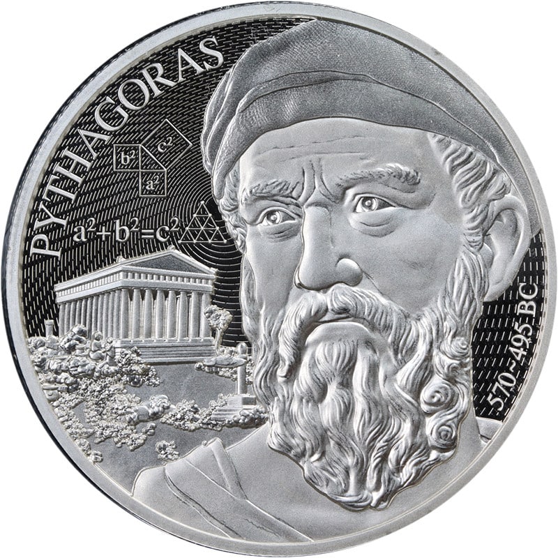 2025 Niue 1 Ounce Silver Coin Science Explained Pythagoras Proof (1 of 3)