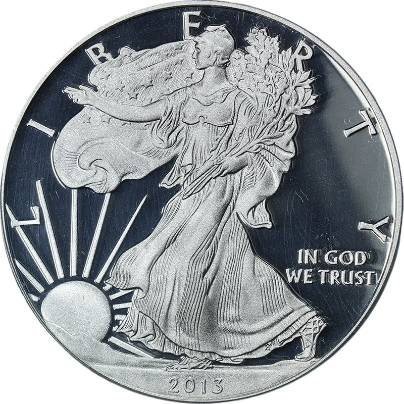 PCGS PR70 DCAM 2013-W Silver Eagle Dollar Limited Edition Label (1 of 4)