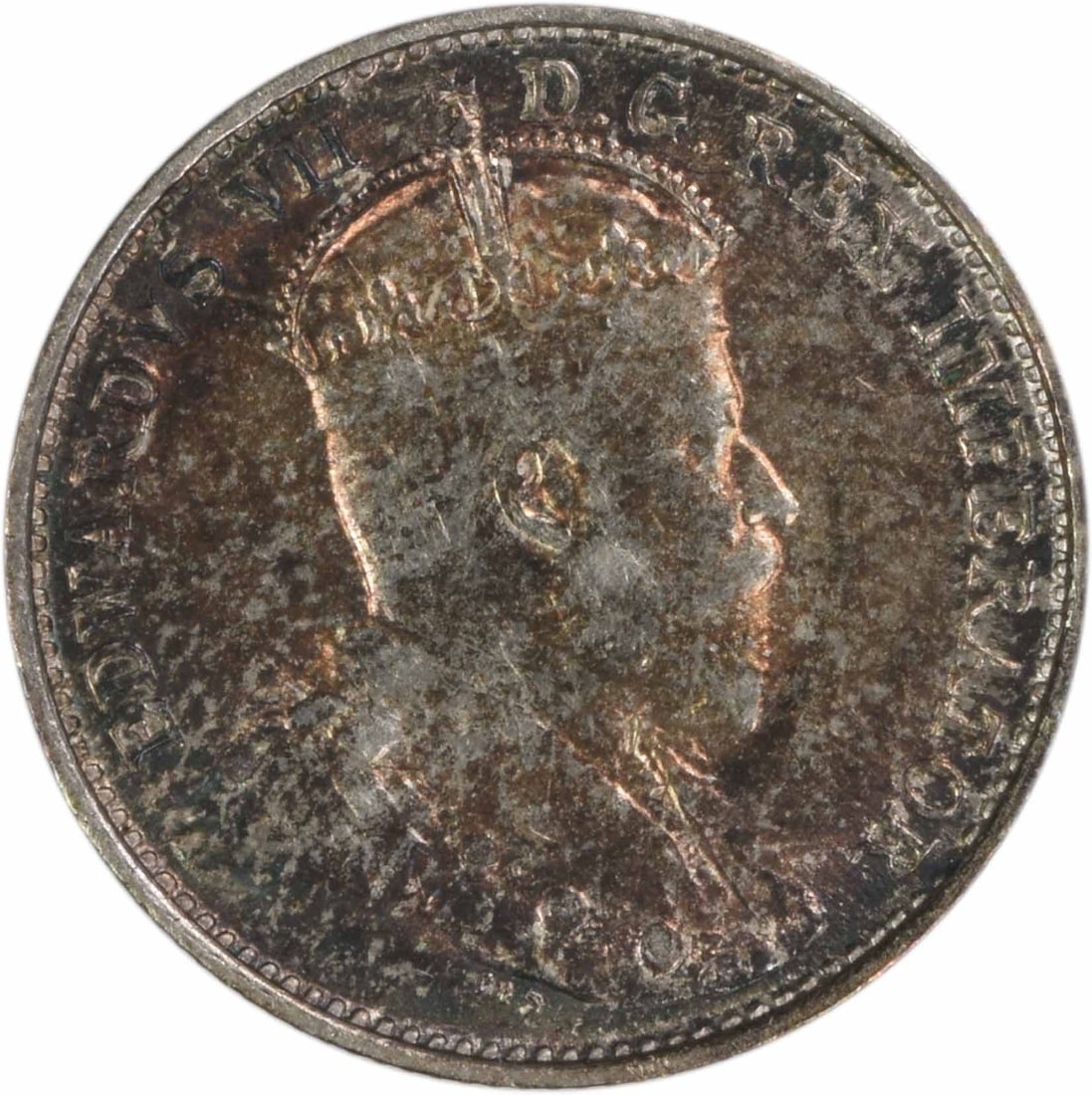 1903 Canada silver 5 cent coin H KM13 uncertified UNC (1 of 2)