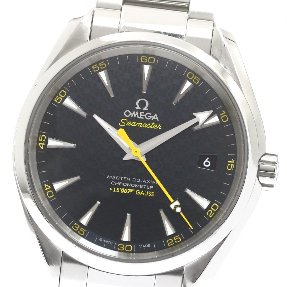 OMEGA 231.10.42.21.03.004 Seamaster Aqua Terra 007 Limited Men's Watch: OMEGA 231.10.42.21.03.004 Seamaster Aqua Terra 007 Limited Men's Watch This is an OMEGA Seamaster Aqua Terra James Bond 007 Limited Edition men's wristwatch. Made in Switzerland, this pre-owned timepi