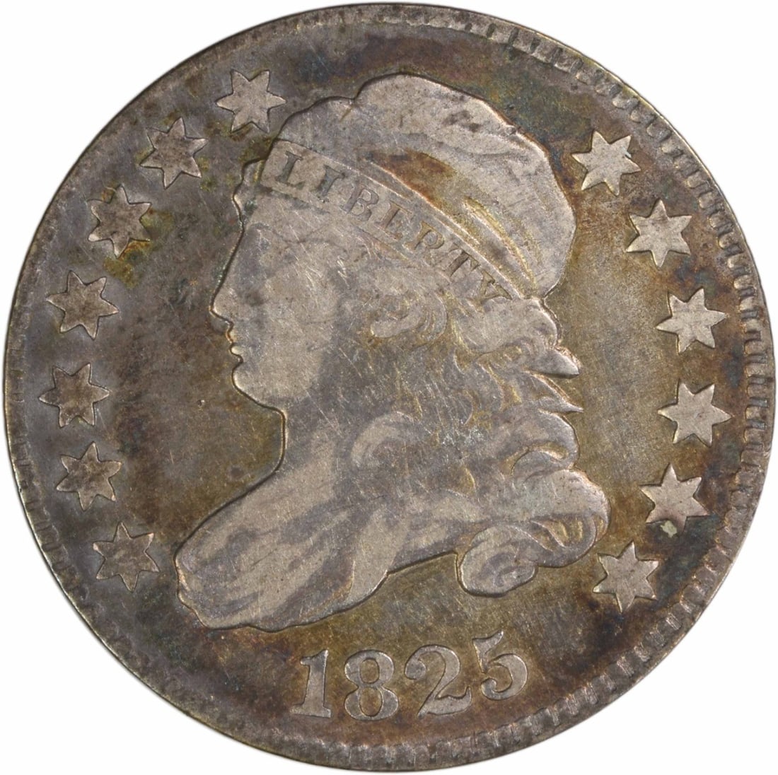 1825 Capped Bust Dime VF Grade Uncertified Philadelphia Mint (1 of 2)