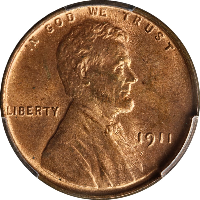 PCGS Unc Details 1911 P Lincoln Cent Copper Strong Strike: PCGS Unc Details 1911 P Lincoln Cent Copper Strong Strike This 1911-P Lincoln Cent is graded Uncirculated Details by PCGS and features superb eye appeal, strong strike, and excellent luster. The coin 