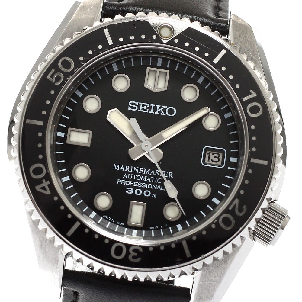 Seiko Prospex Marine Master Diver Automatic Date Watch SBDX001 8L35-0010: Seiko Prospex Marine Master Diver Automatic Date Watch SBDX001 8L35-0010 Pre-owned Seiko Prospex Marine Master Diver men's automatic wristwatch with date display. This Japan-made model features a blac