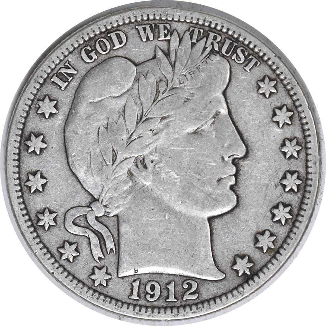 United States 1912 S Barber 50C Silver Half Dollar VF: United States 1912 S Barber 50C Silver Half Dollar VF 1912-S Barber silver half dollar in VF grade. This circulated, uncertified coin is a pre-owned United States 50C issue. Specifications Item Type: 