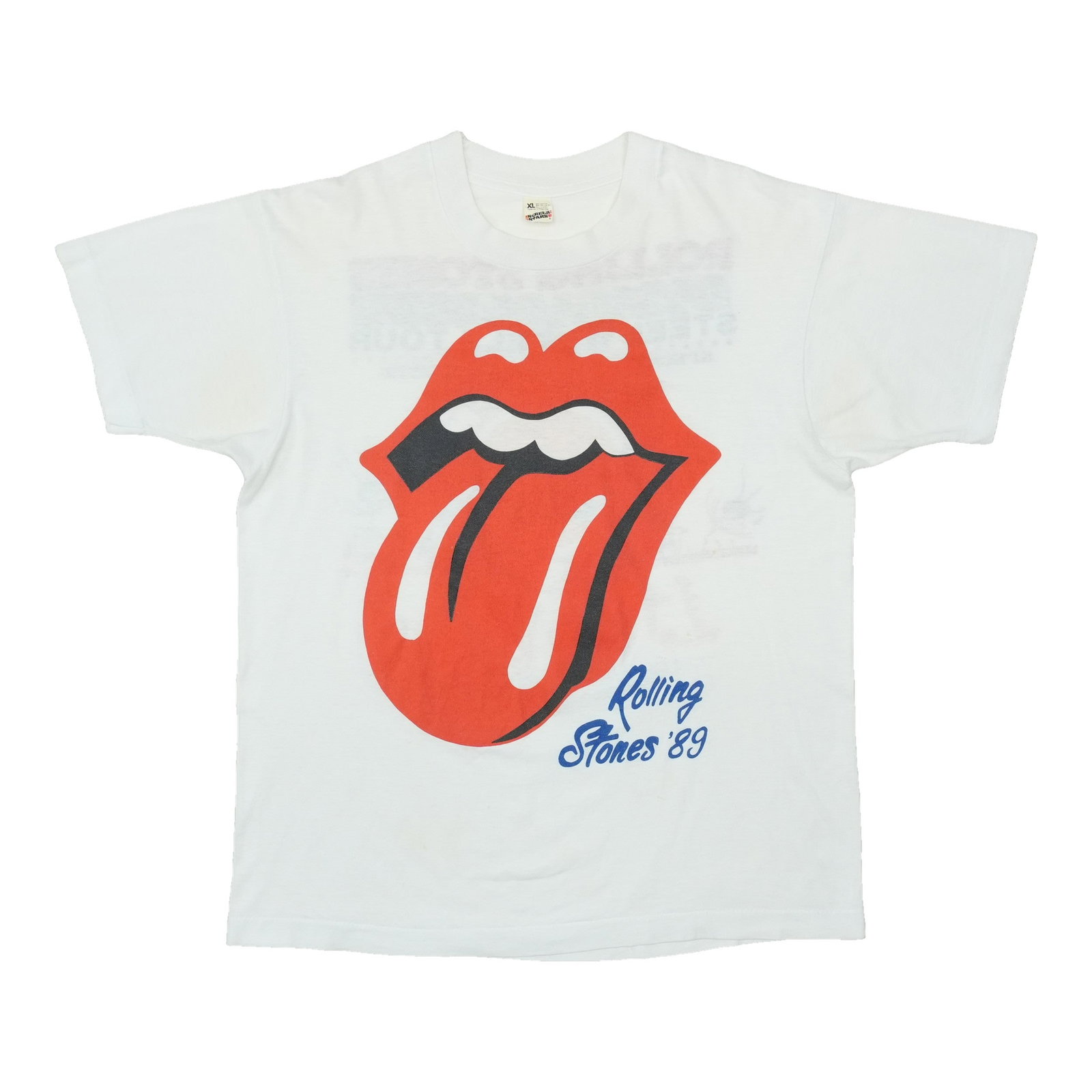 Vintage Rolling Stones Steel Wheels Los Angeles Tour T Shirt 1989 (1 of 8)