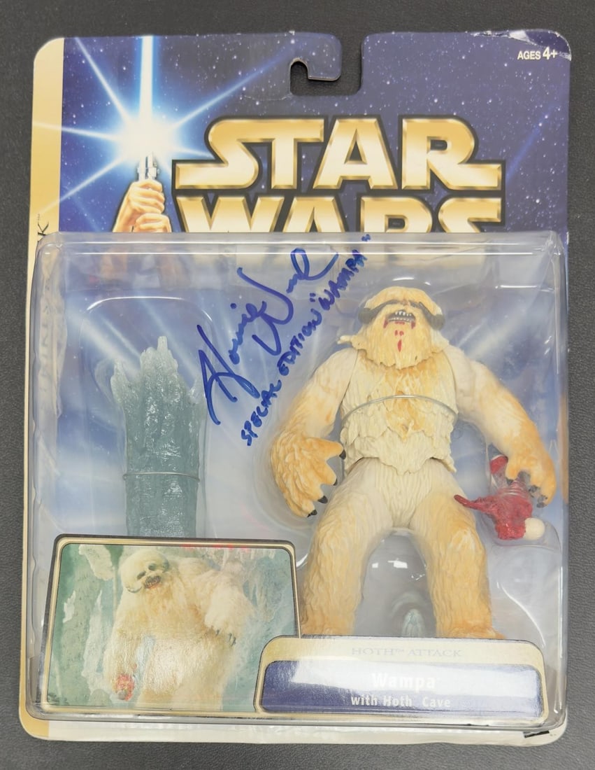 Beckett Authenticated Wampa Figure Signed by Howie Weed (1 of 1)