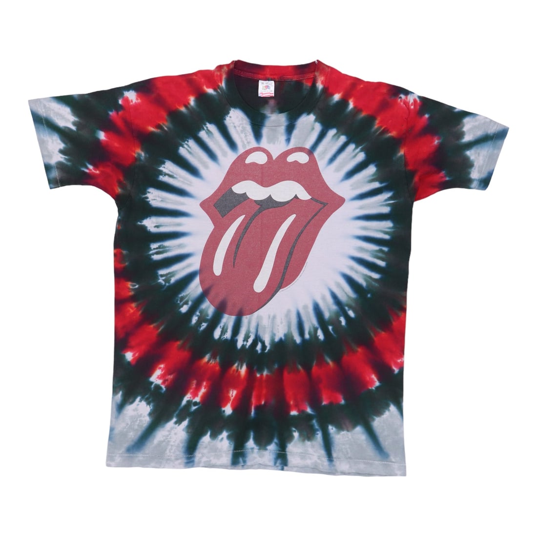 Vintage 1994 Rolling Stones Tie Dye Cotton Graphic T Shirt Extra Large: Vintage 1994 Rolling Stones Tie Dye Cotton Graphic T Shirt Extra Large This is an original vintage 1994 Rolling Stones tie-dye shirt featuring front and back graphics. Made from 100% cotton, the shirt