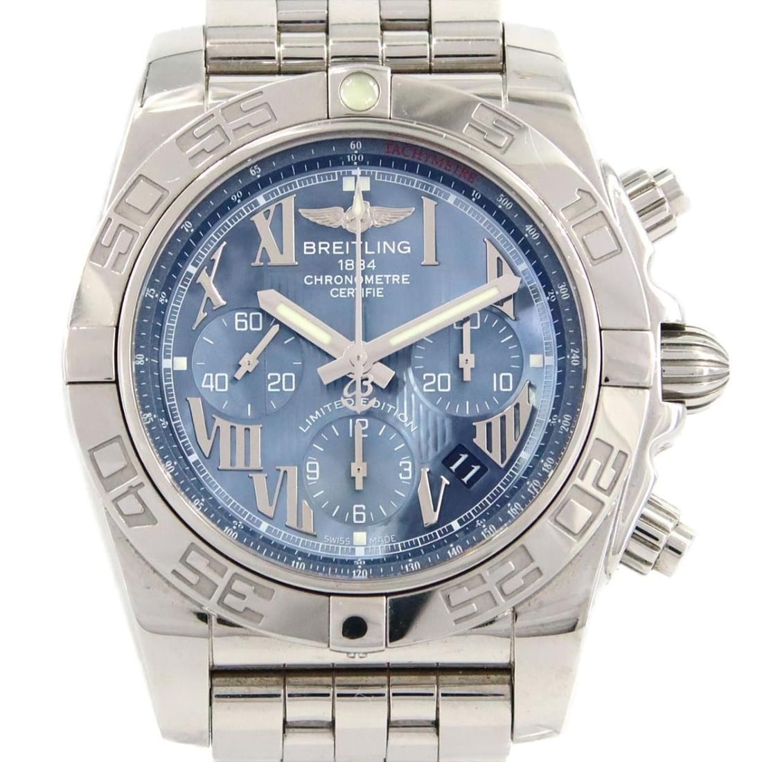 Breitling AB0110 A011BMPPA Chronomat 44 automatic steel wristwatch (1 of 8)