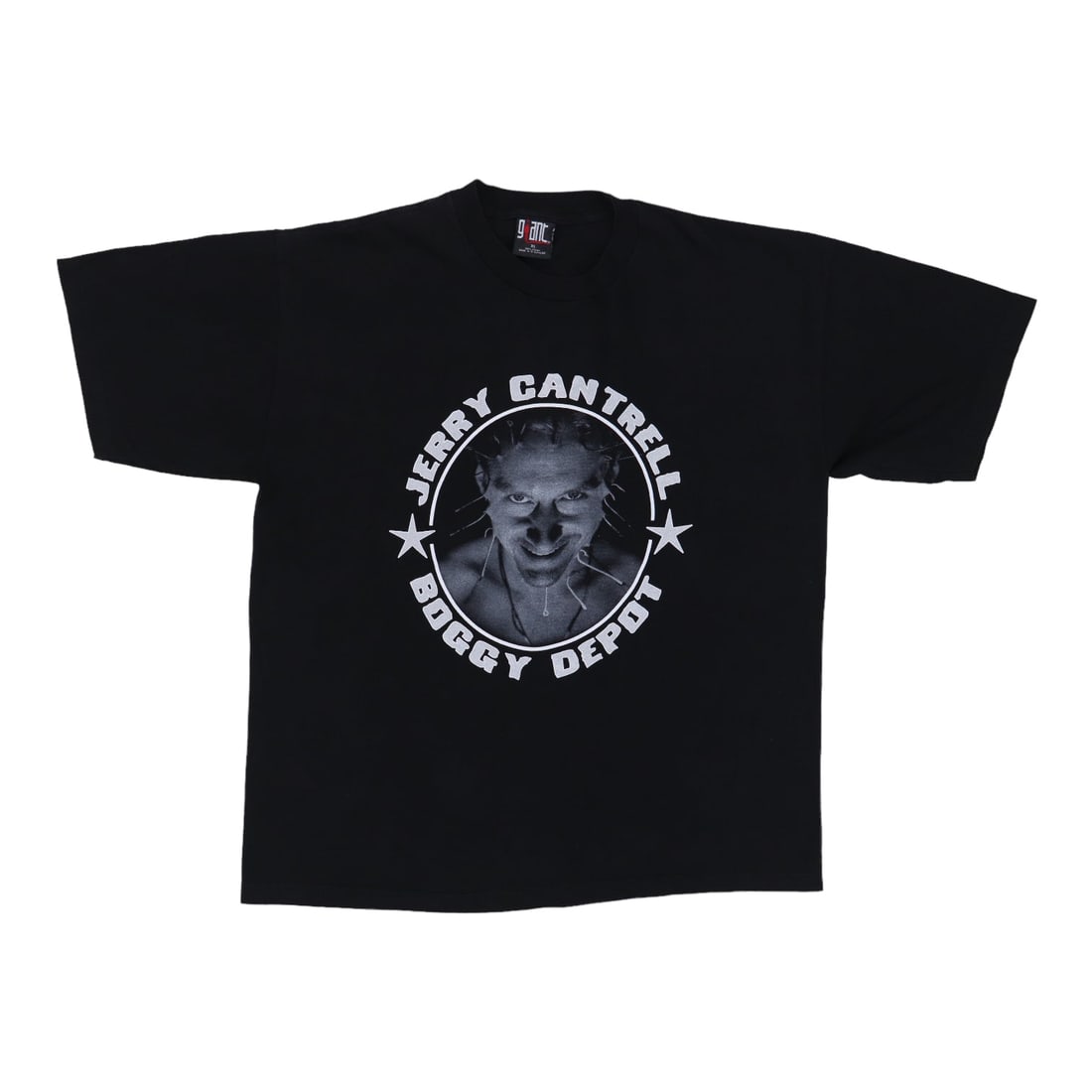 Vintage 1998 Bobby Depot Jerry Cantrell Black Cotton Graphic Shirt XL (1 of 5)