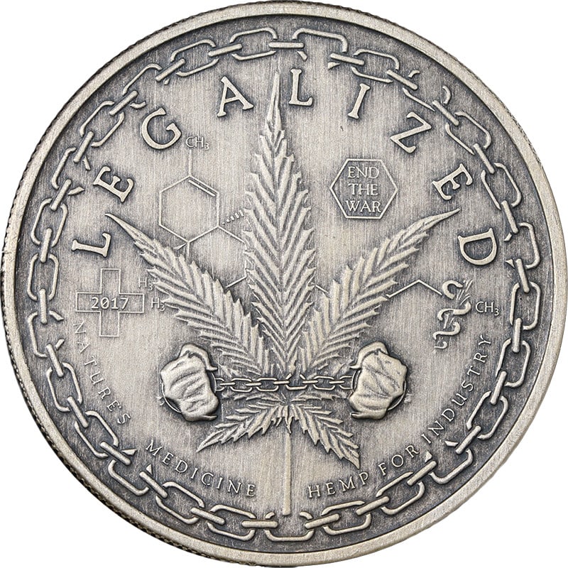 2012 Colorado Amendment 64 1 Ounce .999 Silver Round (1 of 3)