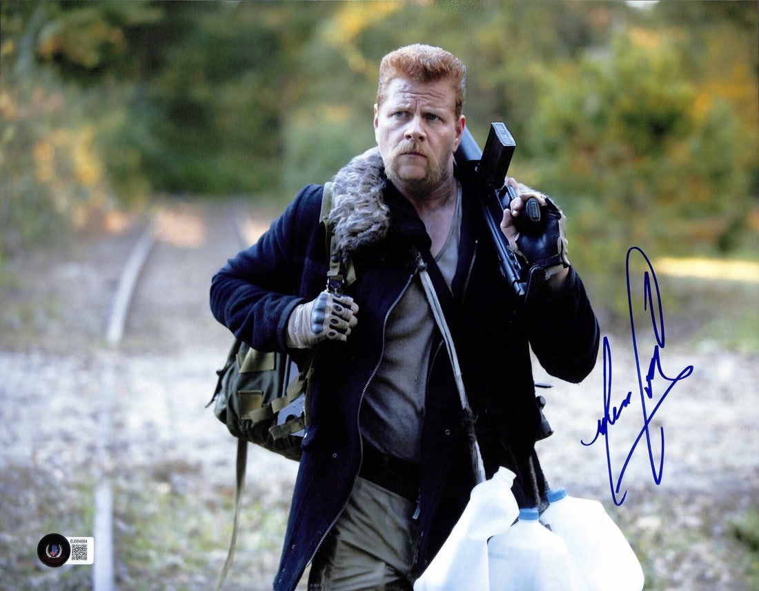 Michael Cudlitz Signed 11x14 Photo The Walking Dead Beckett Certified (1 of 1)