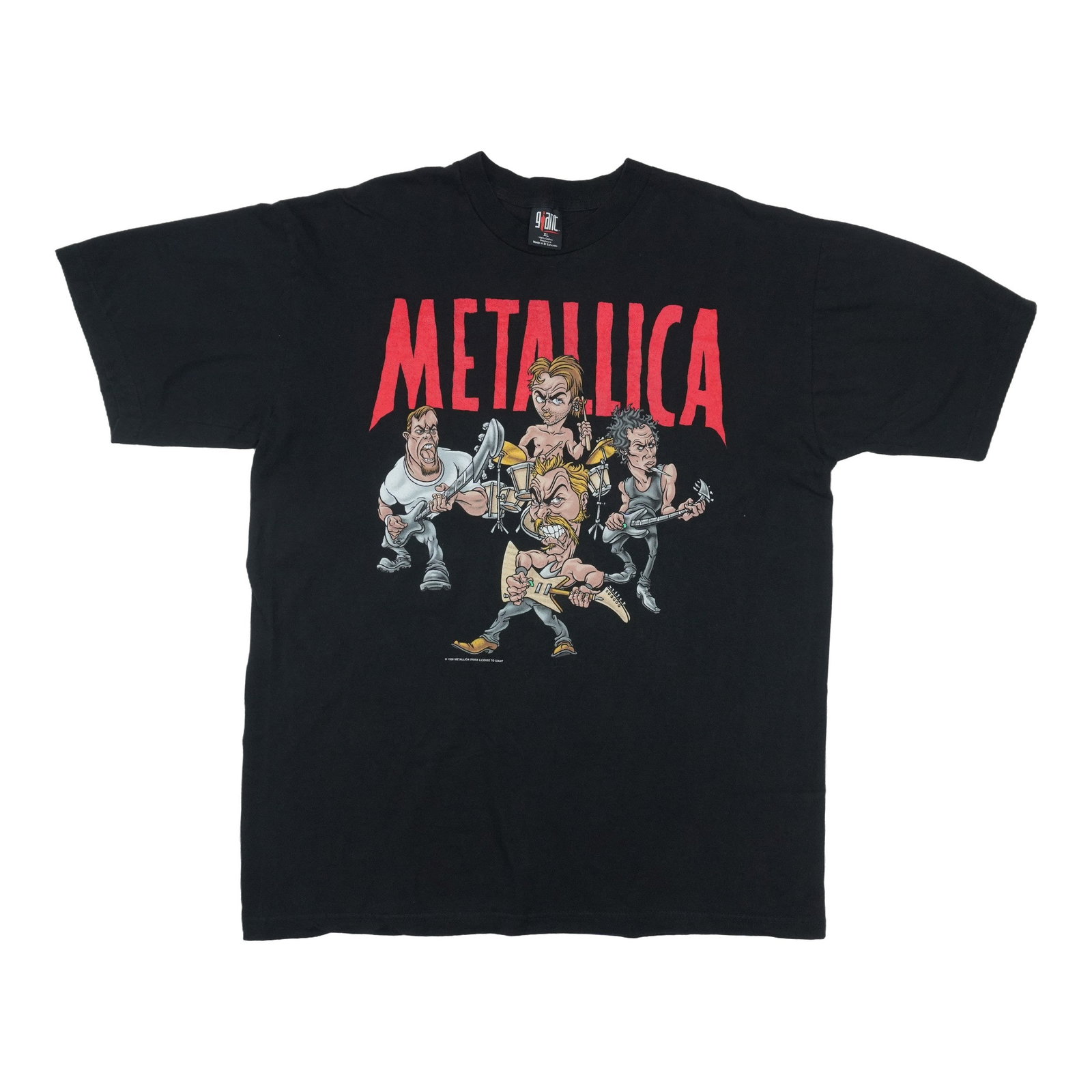 Vintage 1996 Metallica tour tee black cotton XL (1 of 5)
