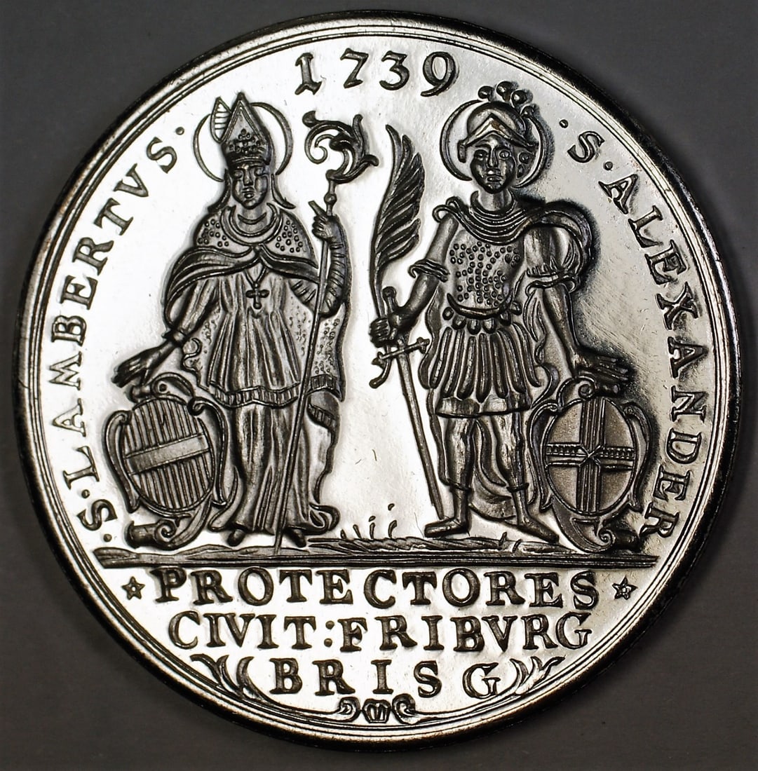 1980 Silver Gem Proof German Taler Lambertas Medal from Bank for Gemeinwirtschaft (1 of 3)