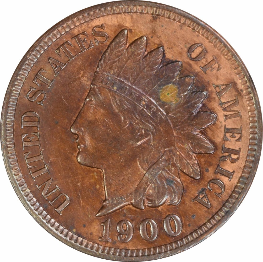 1900 Uncertified Indian Head Small Cent Copper MS63: 1900 Uncertified Indian Head Small Cent Copper MS63 1900 Indian Head Small Cent in uncirculated, pre-owned condition. This copper coin is listed as Choice BU and uncertified. Specifications Year: 1900