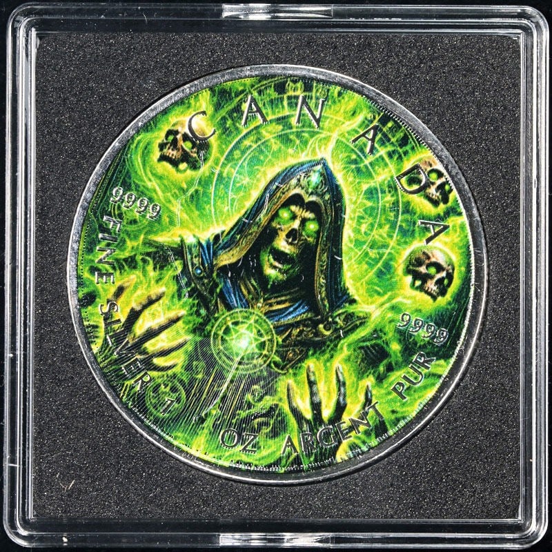 2025 Canada 1oz Silver $5 Maple Leaf Necromancer Coin OGP COA (1 of 3)