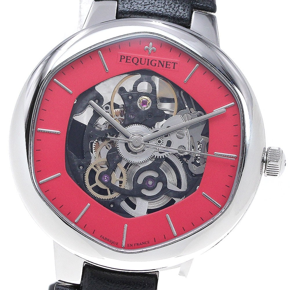 Pequignet Hexagon Skeleton Automatic Mens Wristwatch Ref 4470463 SQ (1 of 7)