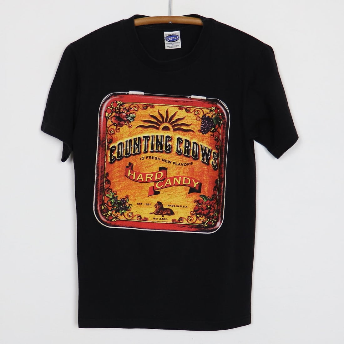 Vintage 2001 Counting Crows Hard Candy Tour Black Cotton Shirt Small: Vintage 2001 Counting Crows Hard Candy Tour Black Cotton Shirt Small This is an original vintage 2001 Counting Crows Hard Candy Tour shirt featuring front and back graphics. The shirt is made of 100% 