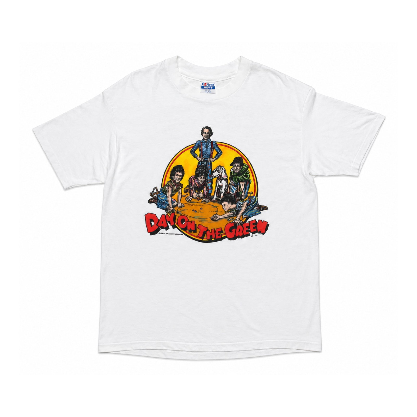 Vintage 1989 Rolling Stones concert tee White XL: Vintage 1989 Rolling Stones concert tee White XL This original vintage 1989 Rolling Stones Day On The Green shirt features front and back graphics and is made from 100% cotton. The shirt is in excelle