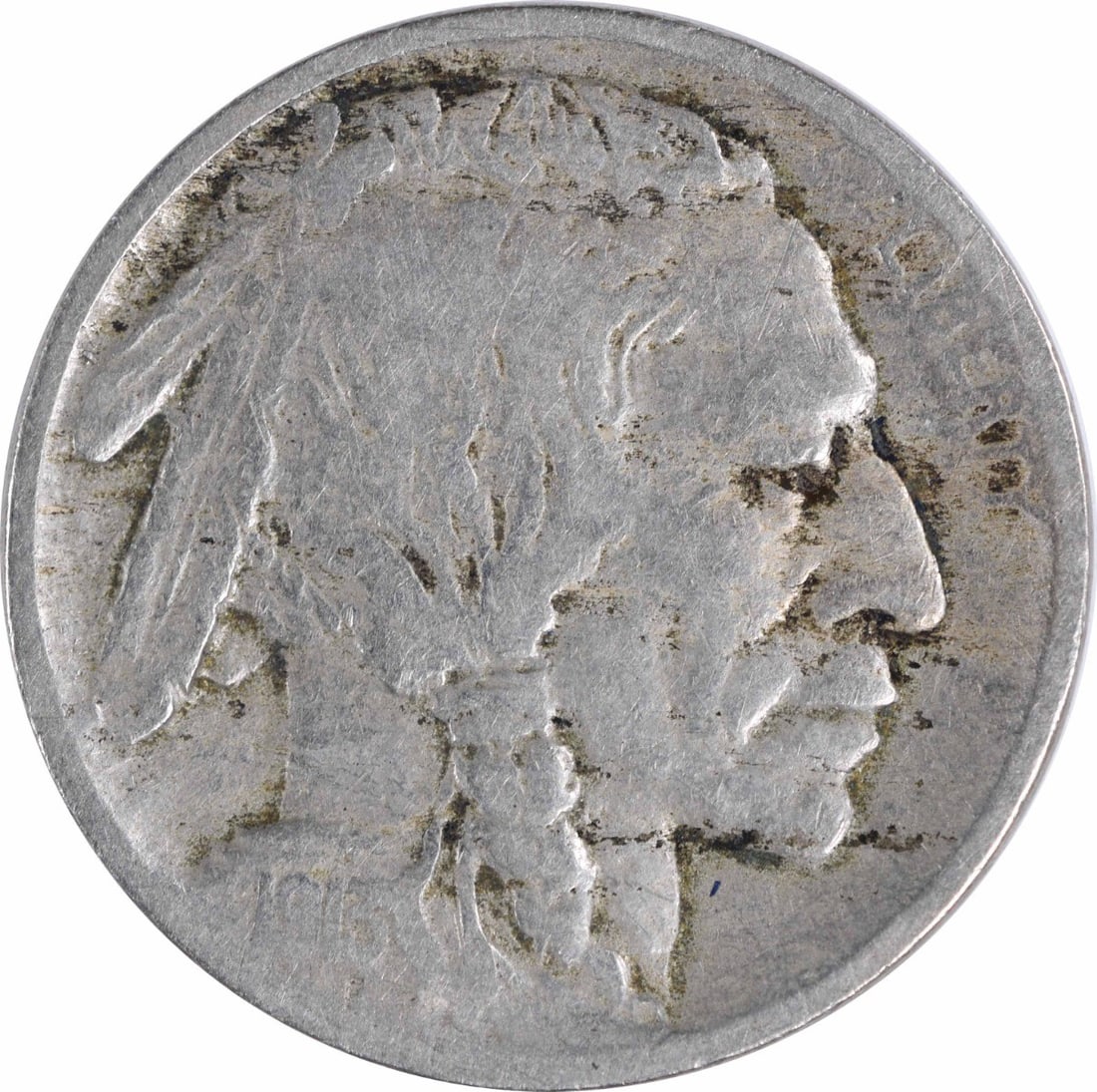 Fine 1913-D Buffalo 5C Nickel Type 2 Uncertified (1 of 2)
