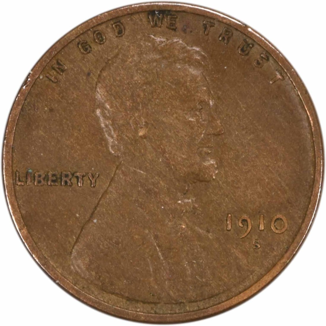 Uncertified 1910 S Lincoln Wheat Small Cent EF RPM 2 FS-502: Uncertified 1910 S Lincoln Wheat Small Cent EF RPM 2 FS-502 1910-S/S Lincoln Wheat Small Cent, RPM 2 FS-502, offered in EF grade. This circulated copper coin is an uncertified pre-owned example from t