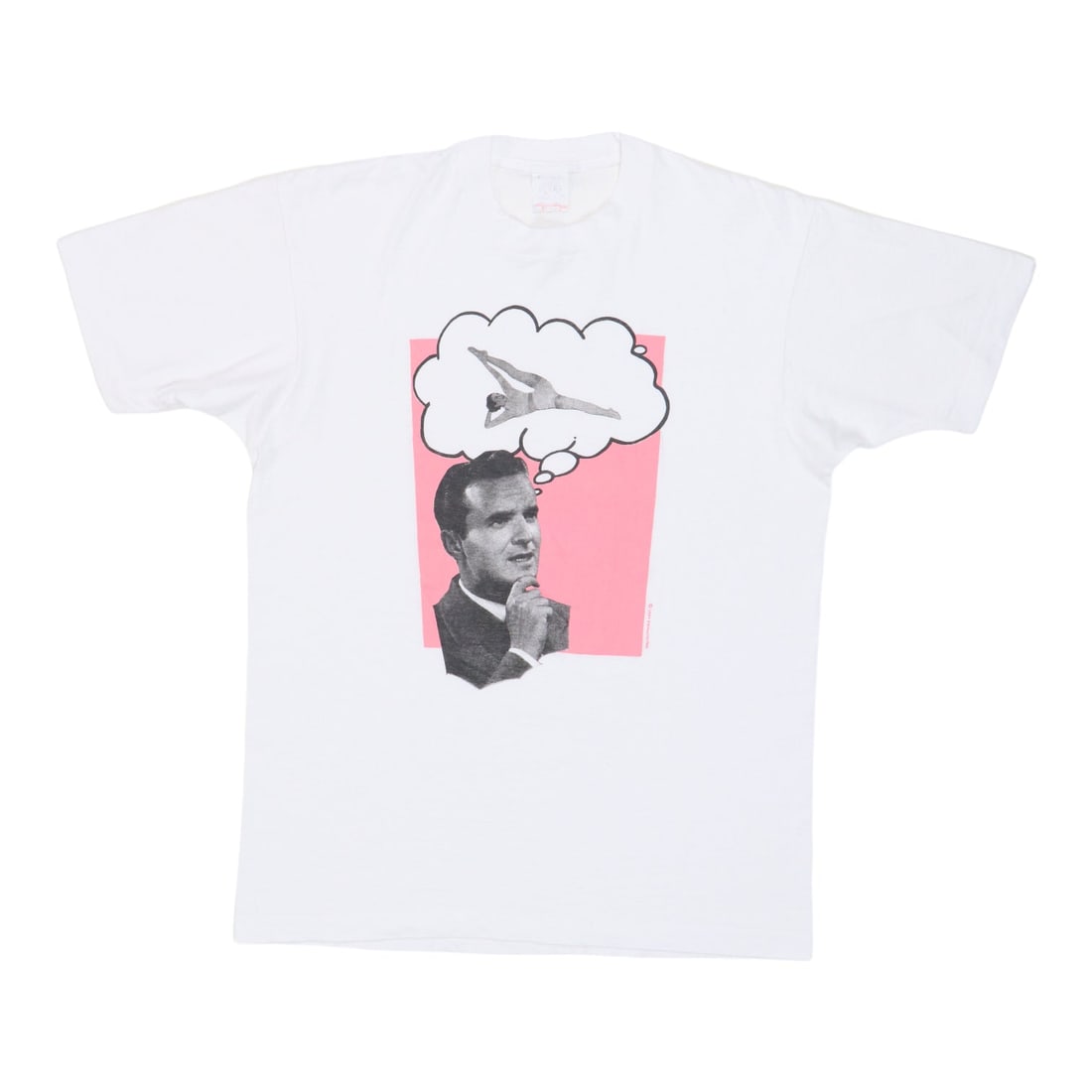 Vintage 1988 Dirty Thoughts 100 Percent Cotton White T Shirt (1 of 5)
