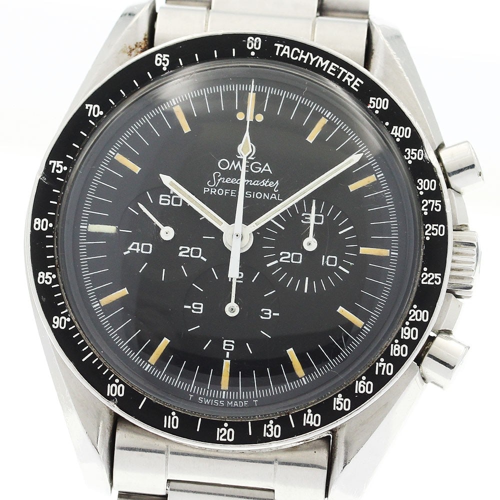 OMEGA Speedmaster Professional Moonwatch ST145.022 Cal 861 Wristwatch: OMEGA Speedmaster Professional Moonwatch ST145.022 Cal 861 Wristwatch OMEGA Speedmaster Professional Moonwatch men's wristwatch, reference ST145.022, with manual winding movement and Cal. 861. It feat