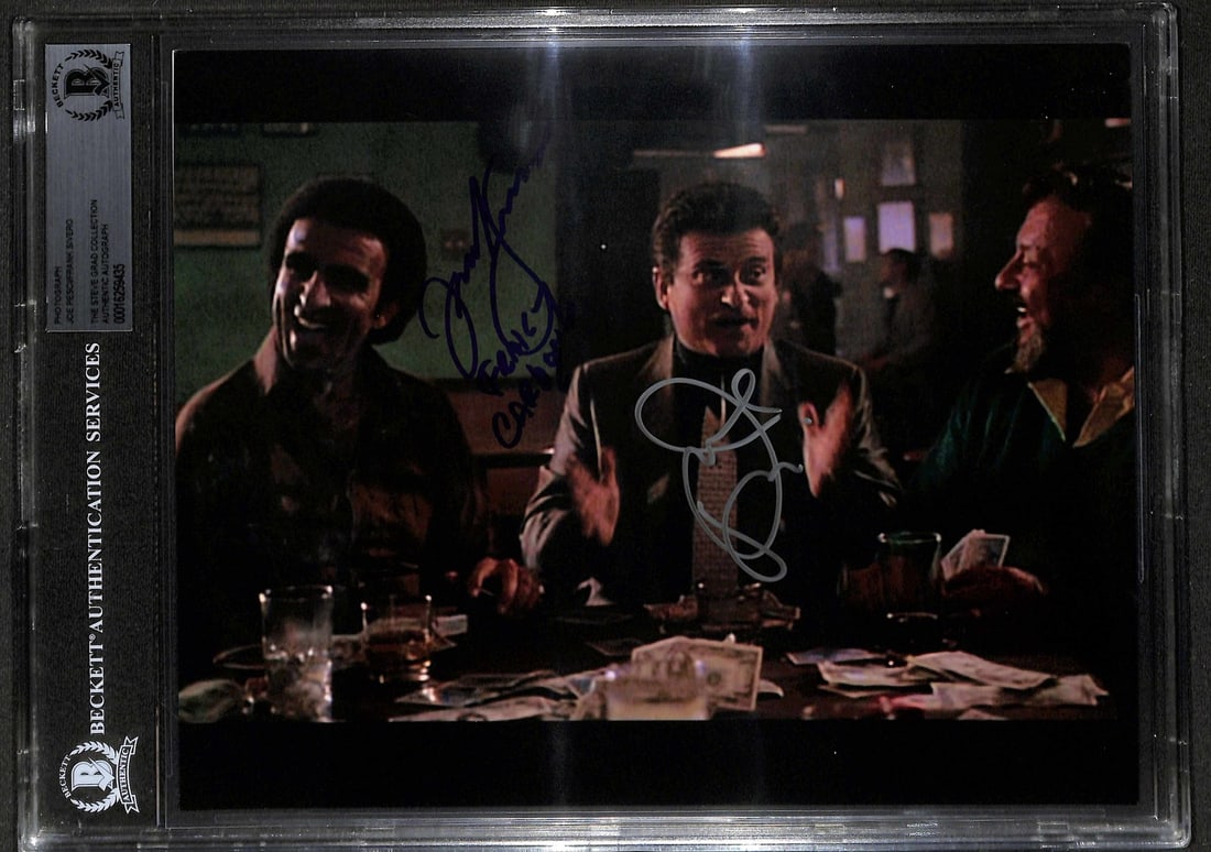 Beckett certified Goodfellas 8x10 signed photo Joe Pesci Frank Sivero (1 of 1)