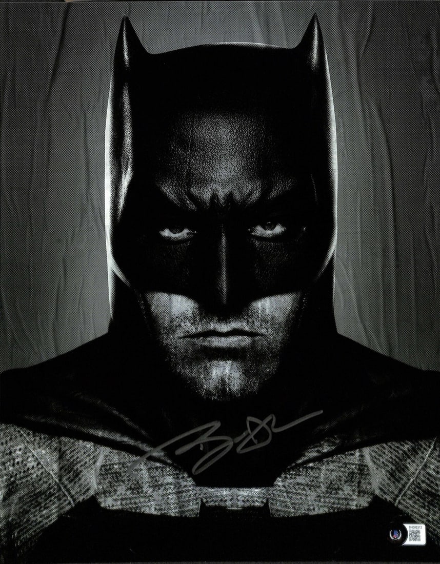 Ben Affleck Autographed Justice League 11x14 Photo Beckett Certified: Ben Affleck Autographed Justice League 11x14 Photo Beckett Certified This is an autographed 11x14 color photograph of Ben Affleck as Batman from the movie Justice League. The photograph was signed in 