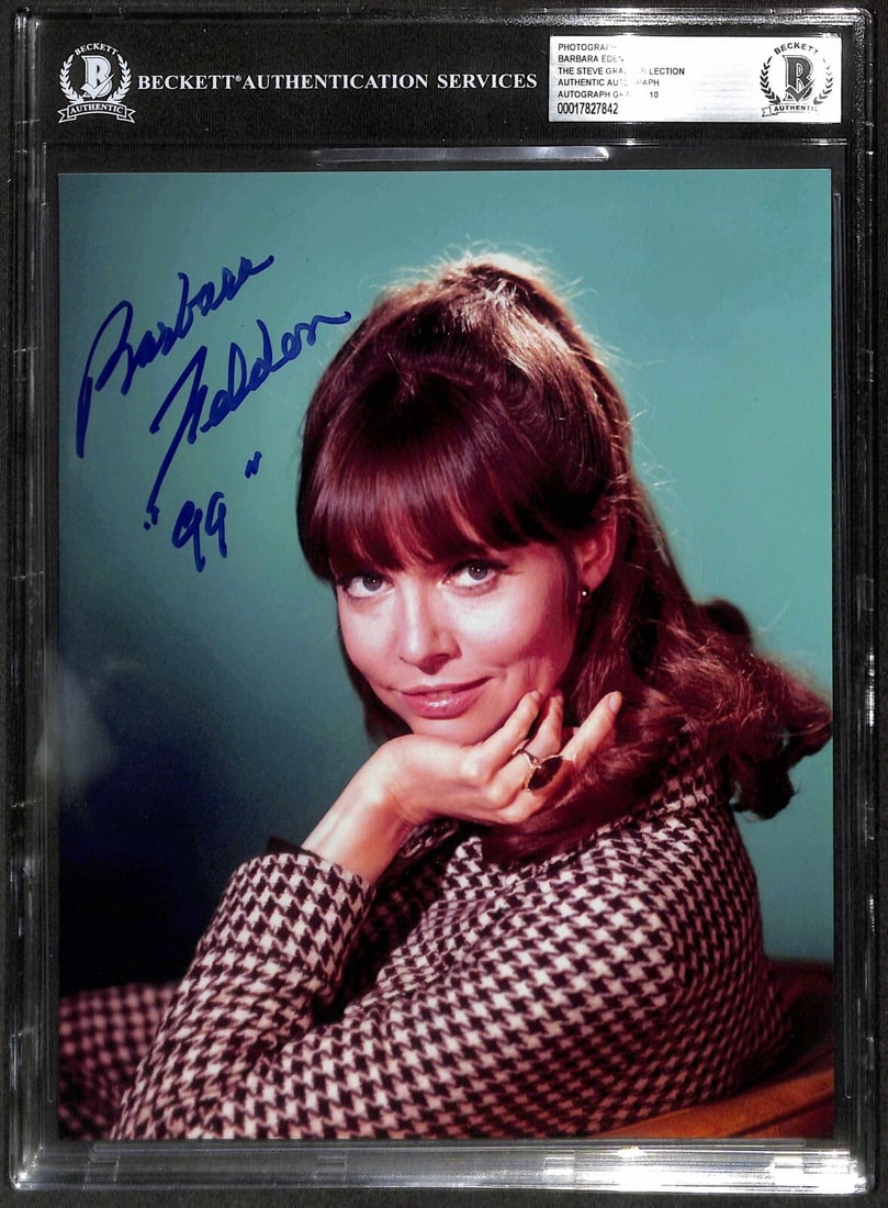 Barbara Feldon Signed 8x10 Agent 99 Photo Beckett Authenticated: Barbara Feldon Signed 8x10 Agent 99 Photo Beckett Authenticated This vibrant 8x10 color photograph features Barbara Feldon, best known for her role as the iconic Agent 99 on the classic television ser
