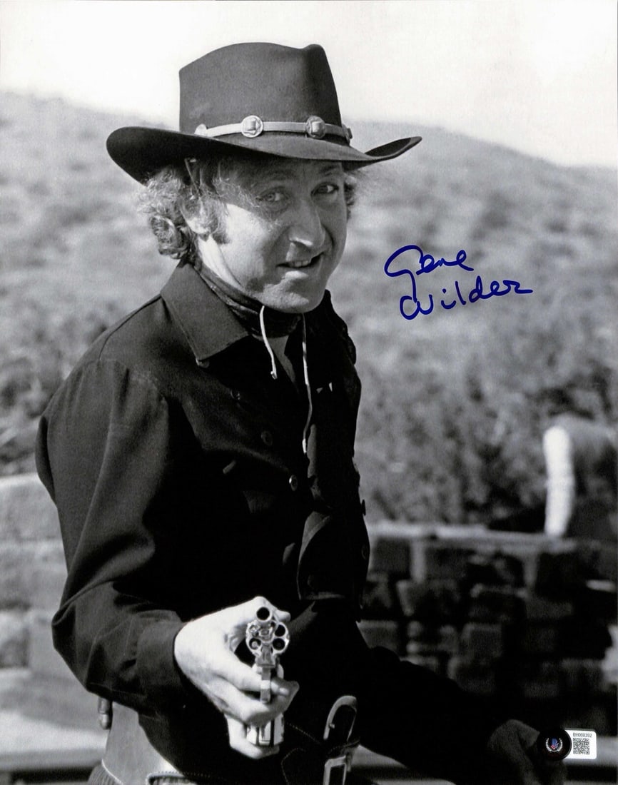 Gene Wilder Signed 11x14 Blazing Saddles Photo BECKETT Certified (1 of 1)