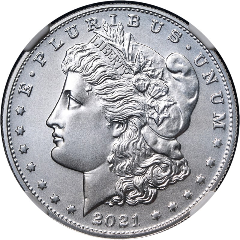 NGC MS70 2021 P Morgan Silver Dollar 100th Anniversary Early Releases (1 of 4)