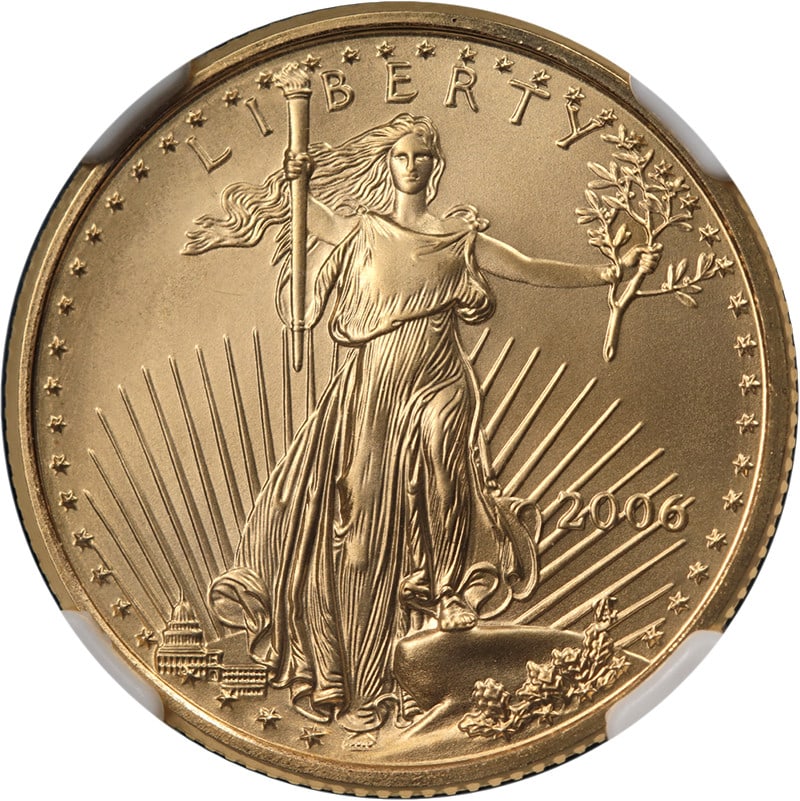 NGC MS70 First Strikes 2006 $10 Gold American Eagle (1 of 4)