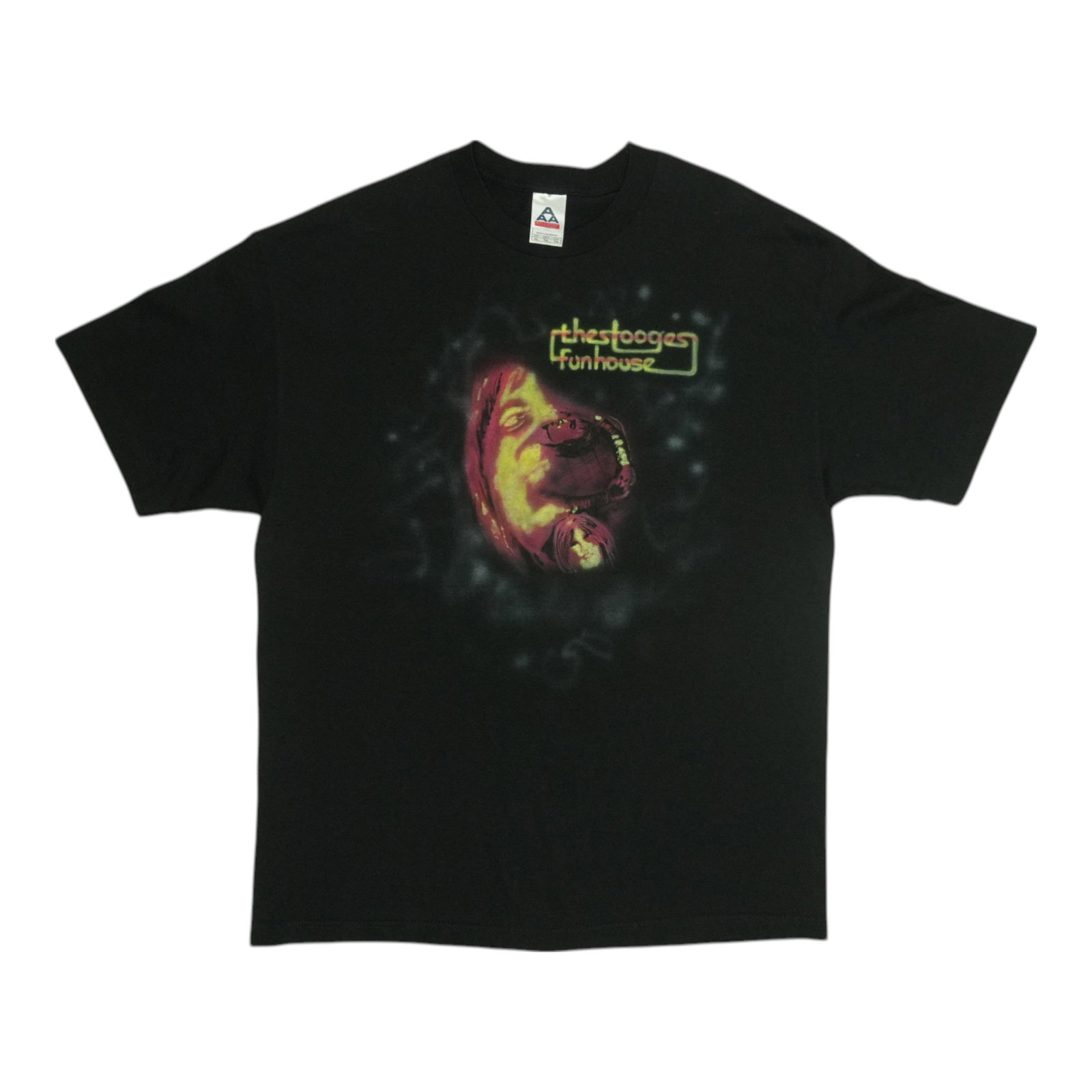 Vintage 2000s Funhouse The Stooges Black Cotton Band Shirt XL (1 of 4)