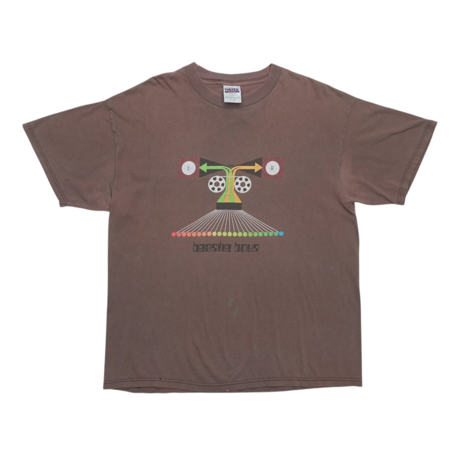 Vintage 1999 Hello Nasty Brown Shirt Beastie Boys Front Graphic XL (1 of 7)