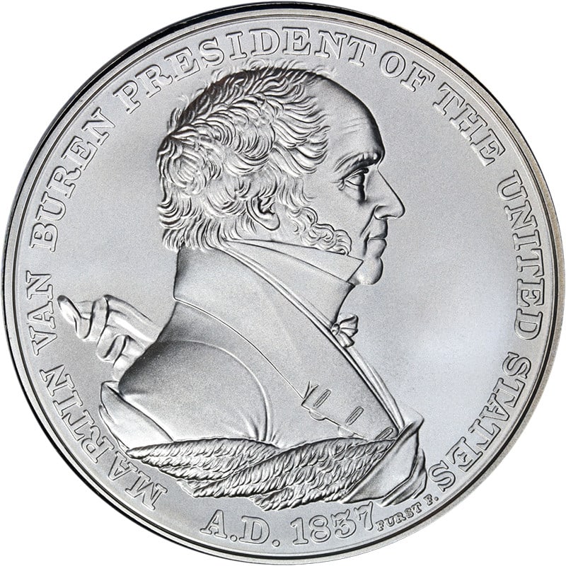 Martin Van Buren U.S. Mint Silver Medal 1 oz .999 Uncirculated OGP (1 of 3)