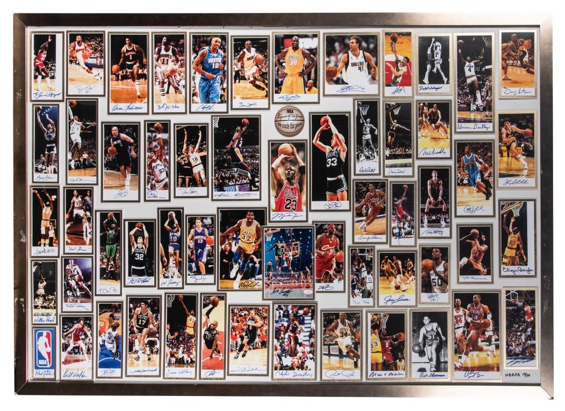 NBA Legends Art Signed by Jordan Bryant LeBron Limited Edition #13/20: NBA Legends Art Signed by Jordan Bryant LeBron Limited Edition #13/20 Celebrate basketball history with this stunning 63-by-43-inch NBA Legends of the Game artwork, limited edition (#13/20), featuring