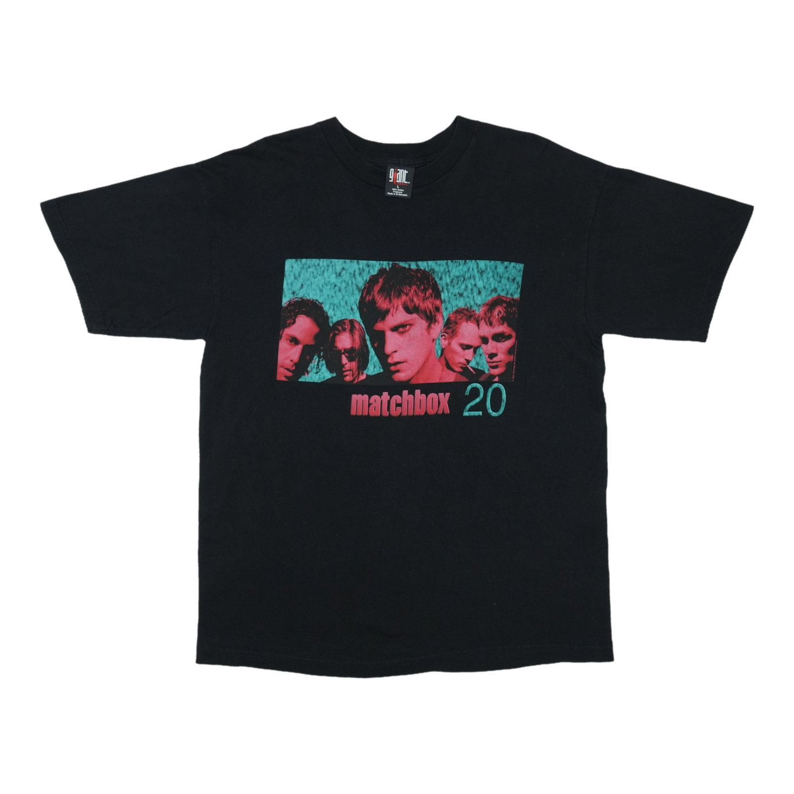 Vintage 1997 Matchbox 20 black cotton photo T shirt Large (1 of 4)