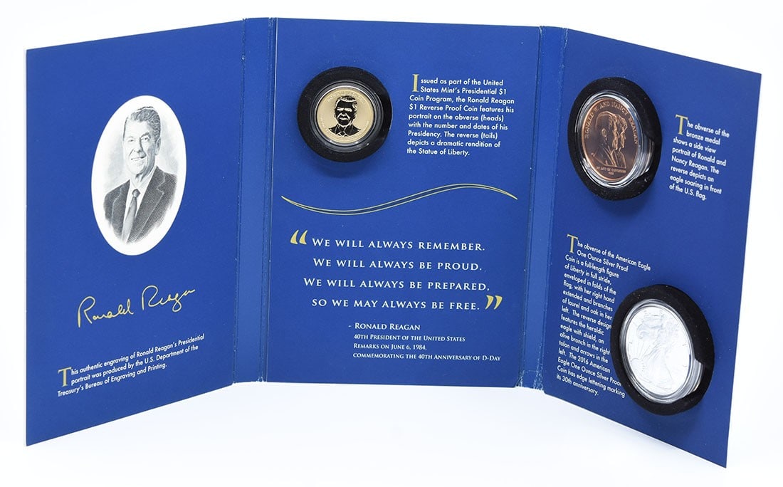 Ronald Reagan 2016 Coin and Chronicles Set OGP Uncertified (1 of 1)