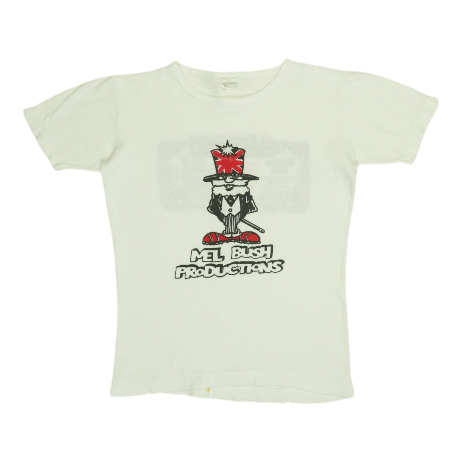 Vintage 1975 Mel Bush Great British Music Festival Cotton Graphic Shirt (1 of 6)