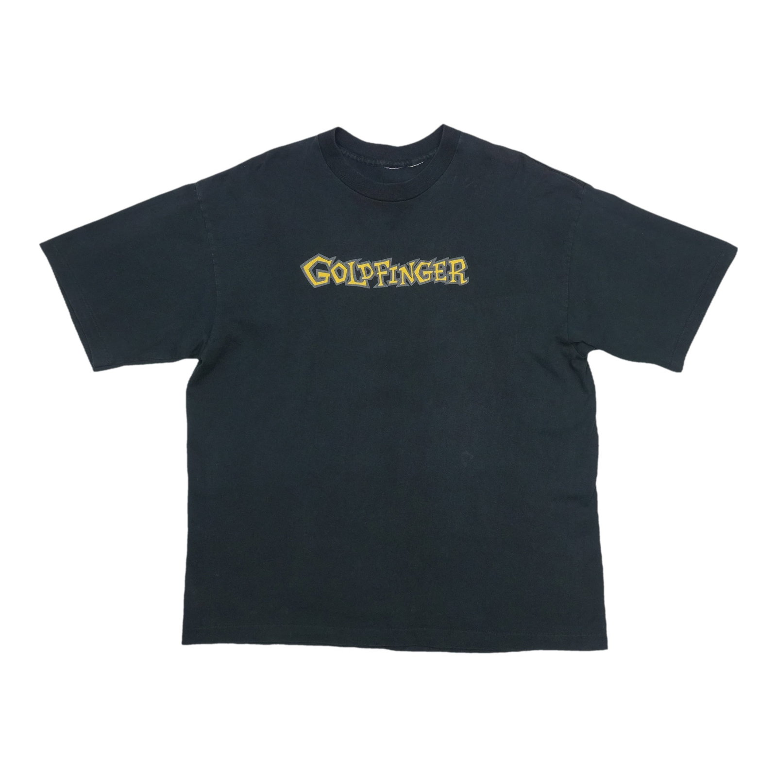 Vintage 1995 Goldfinger Black Cotton Shirt (1 of 4)