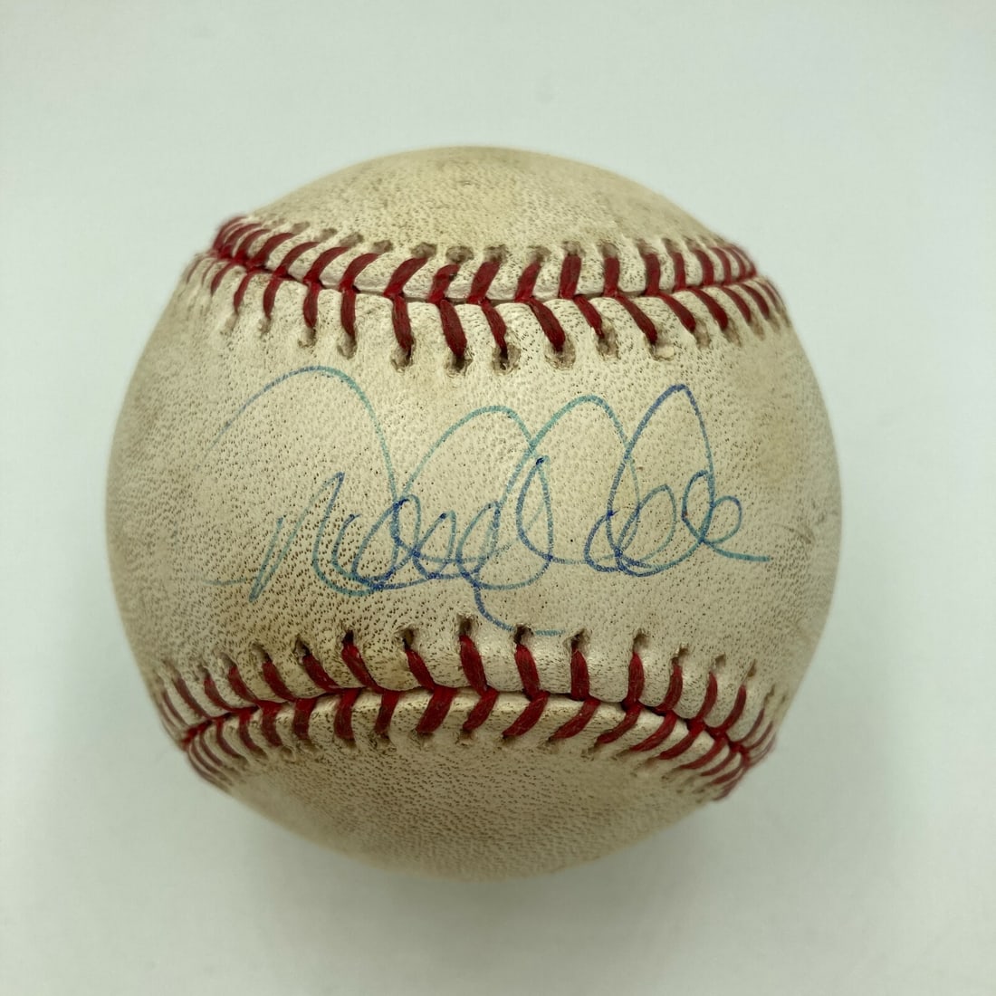 Game-Used Major League Baseball Signed by Derek Jeter with Steiner and MLB Authentication: Game-Used Major League Baseball Signed by Derek Jeter with Steiner and MLB Authentication This is an original Major League Baseball game-used ball signed by Derek Jeter. The autograph has been authent
