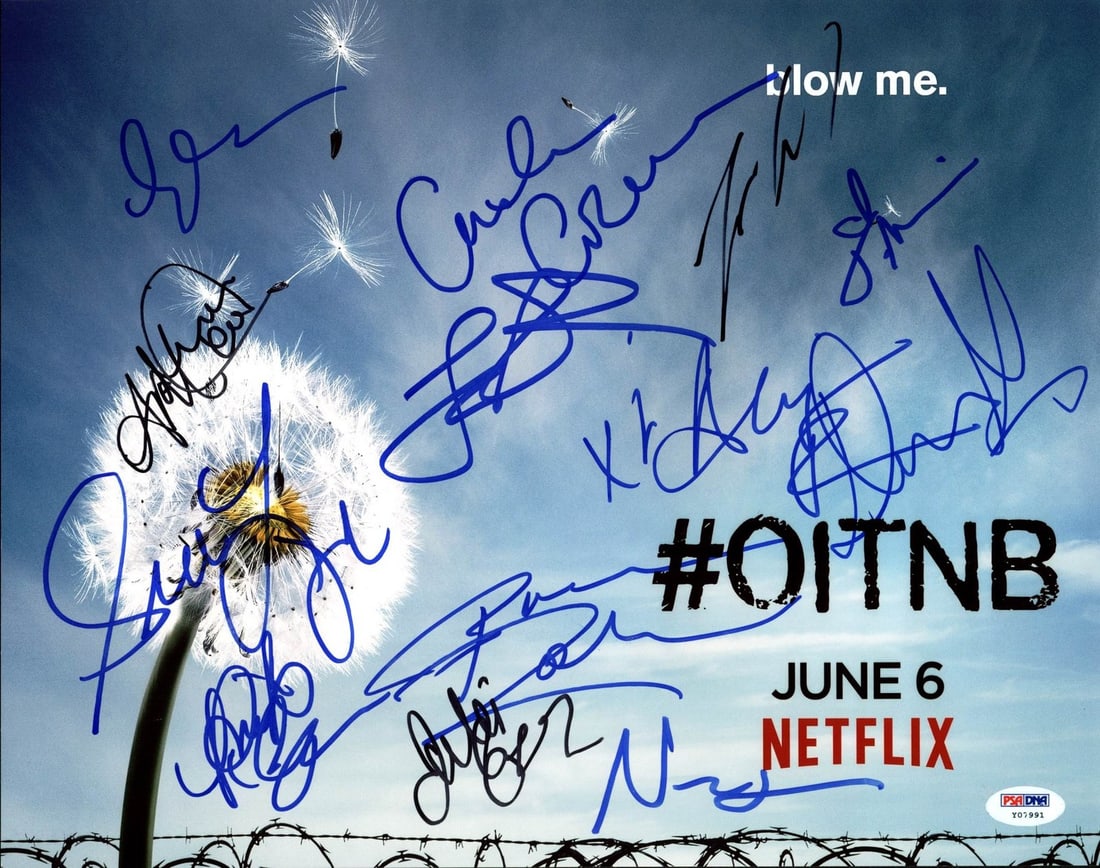 Signed 11x14 Photo Orange Is The New Black Cast PSA/DNA Authenticated (1 of 2)