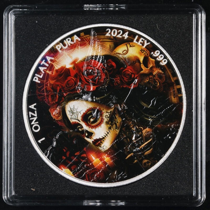 2024 Mexico Silver Libertad Dama De La Muerte Steampunk Coin Uncirculated: 2024 Mexico Silver Libertad Dama De La Muerte Steampunk Coin Uncirculated Introducing the 2024 Mexico Silver Libertad Dama De La Muerte Steampunk Edition, a stunning addition to any collection. This u