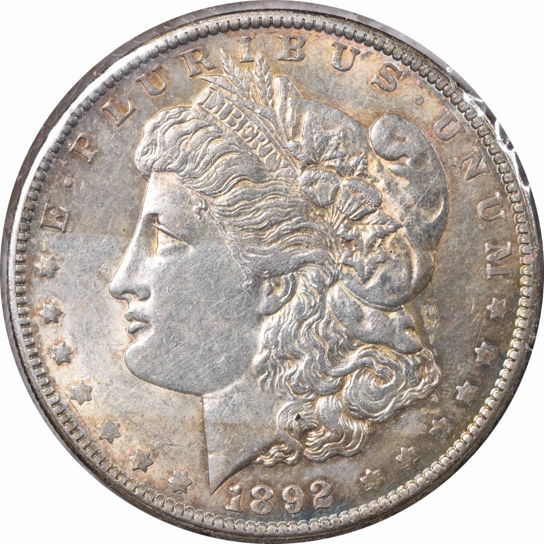 1892-O Morgan Silver Dollar VAM 5 Doubled Ear AU Uncertified: 1892-O Morgan Silver Dollar VAM 5 Doubled Ear AU Uncertified This 1892-O VAM 5 (7) Morgan Silver Dollar features a stunning Doubled Ear design, showcasing the exceptional craftsmanship of George T. Mo