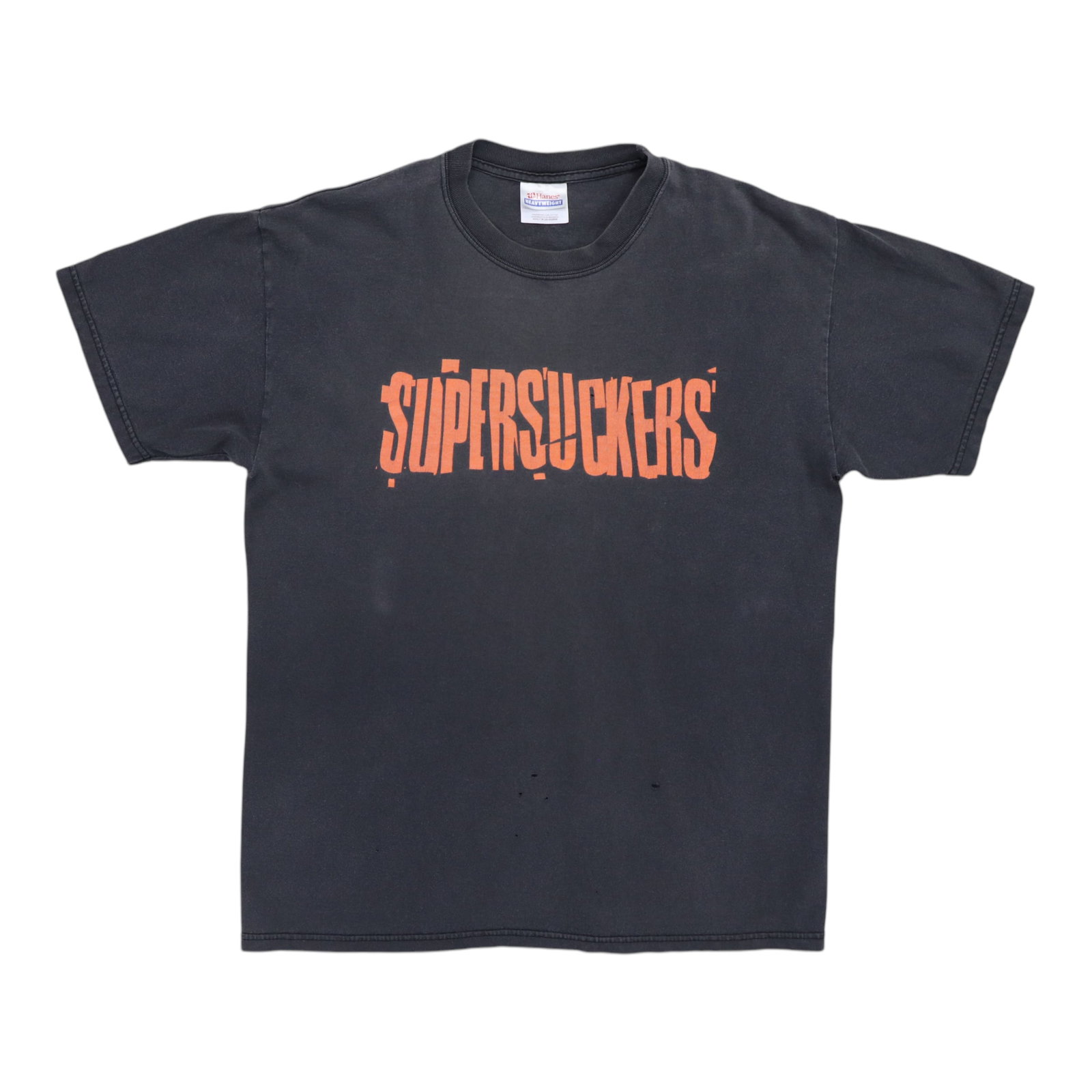 Vintage 1990s Supersuckers Black Cotton Graphic Shirt Size Medium: Vintage 1990s Supersuckers Black Cotton Graphic Shirt Size Medium This is an original vintage Supersuckers shirt from the 1990s, featuring graphics on both the front and back. The shirt is made of 100